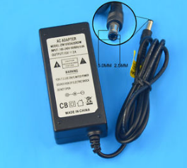 New with Negative Center tip 15V 2 A 2.4 mm tip AC DC adapter power supply